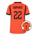 Nederland Denzel Dumfries #22 Hjemmedrakt Dame VM 2026 Korte ermer Nederland Denzel Dumfries #22 Hjemmedrakt Dame VM 2026 Korte ermer